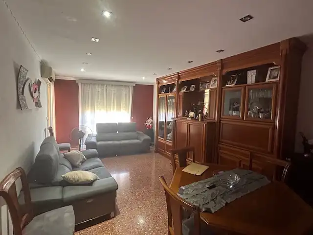 Wohnzimmer von Wohnung zum Verkauf in Corbera mit Abstellraum, Möbliert und Waschmaschine