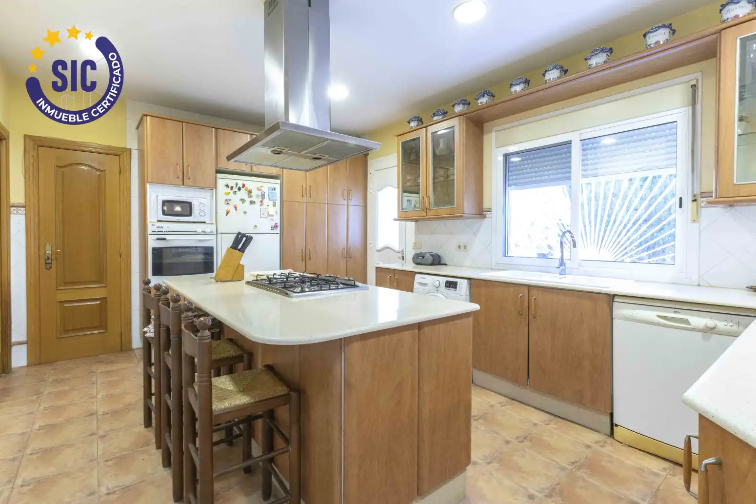 Cocina de Casa o chalet en venta en Torrent con Aire acondicionado, Jardín privado y Terraza