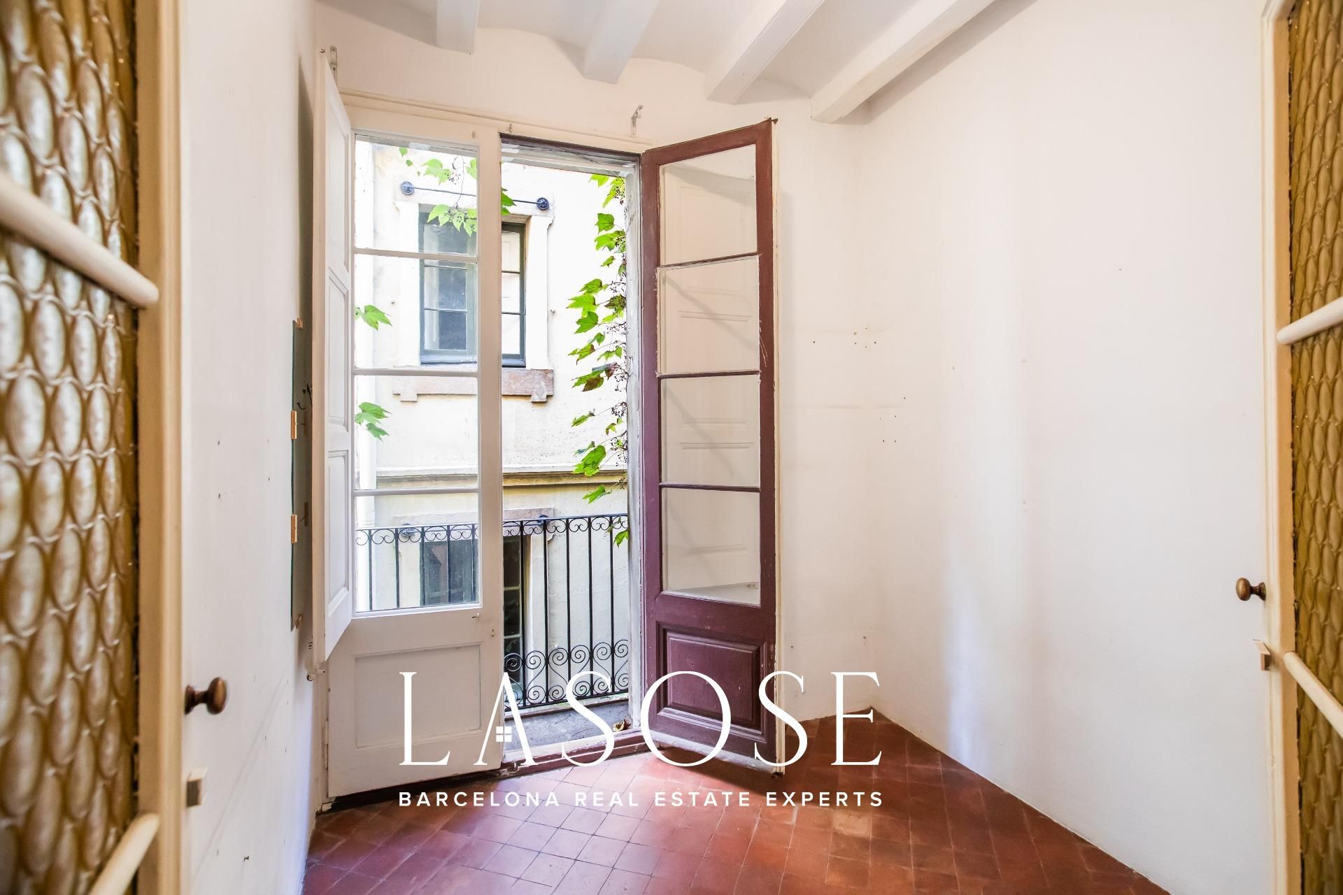 Bedroom of Flat for sale in  Barcelona Capital