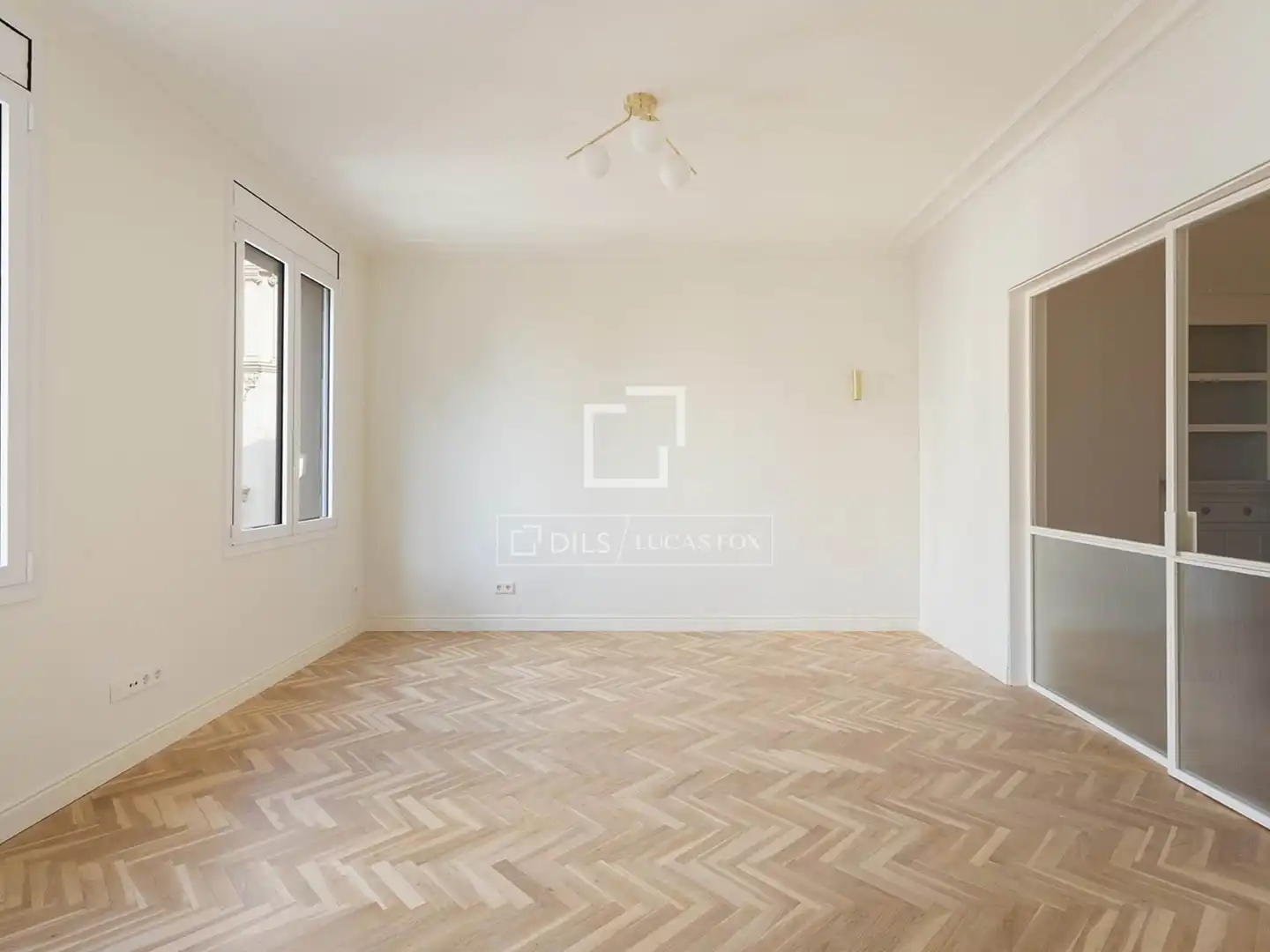 Living room of Flat for sale in Barcelona  with Air Conditioner, Heating and Parquet flooring