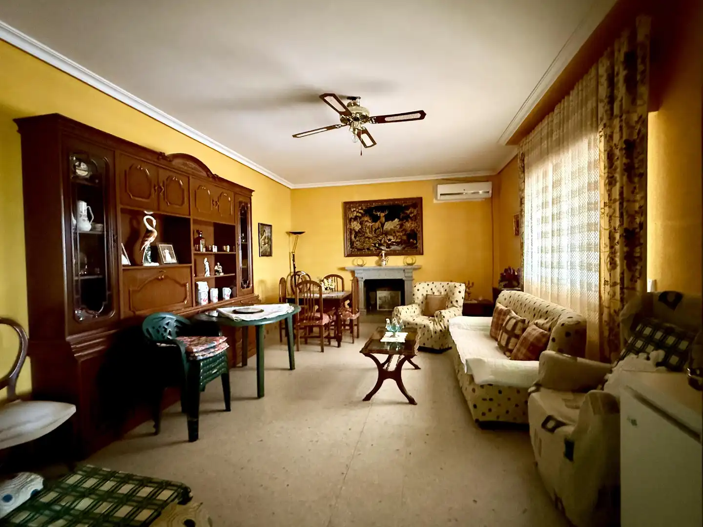 Sala de estar de Finca rústica en venta en Plasencia con Jardín privado y Piscina