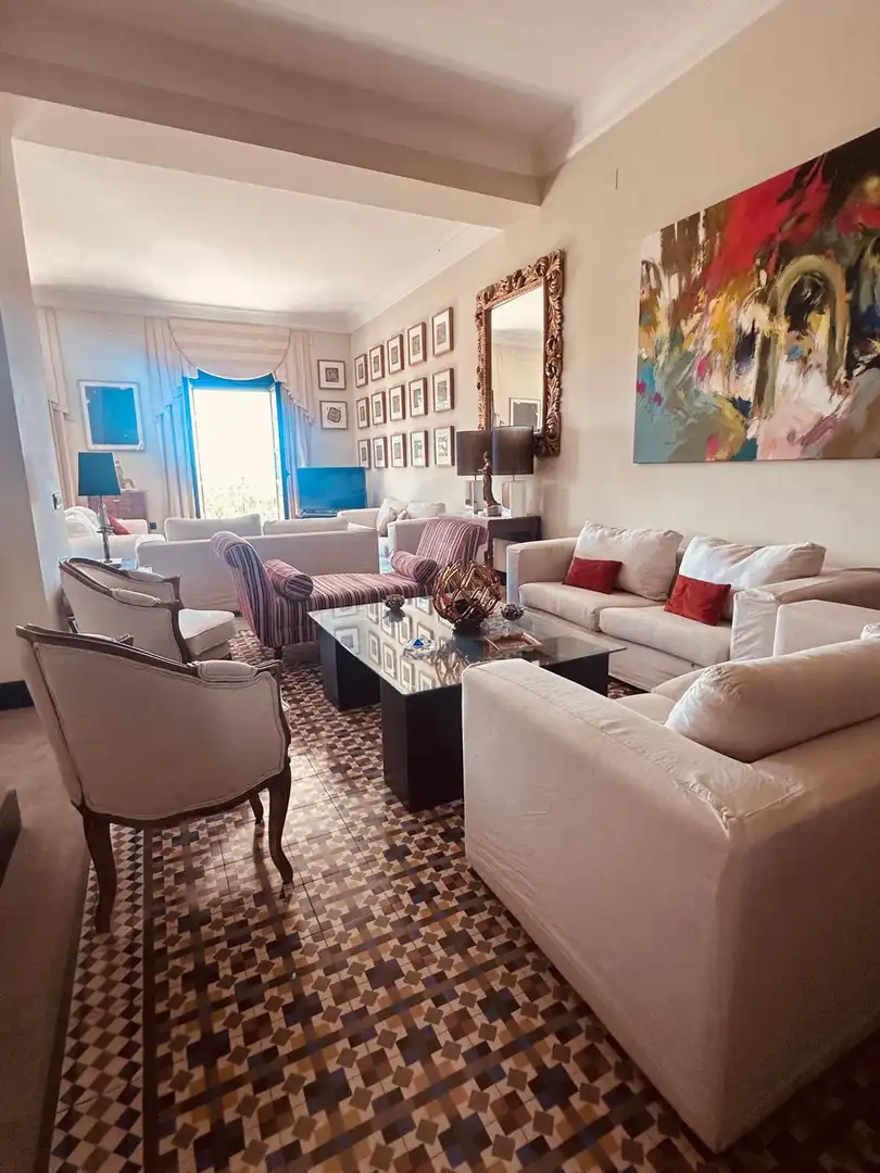 Wohnzimmer von Wohnungen zur Miete in Málaga mit Möbliert und Balkon