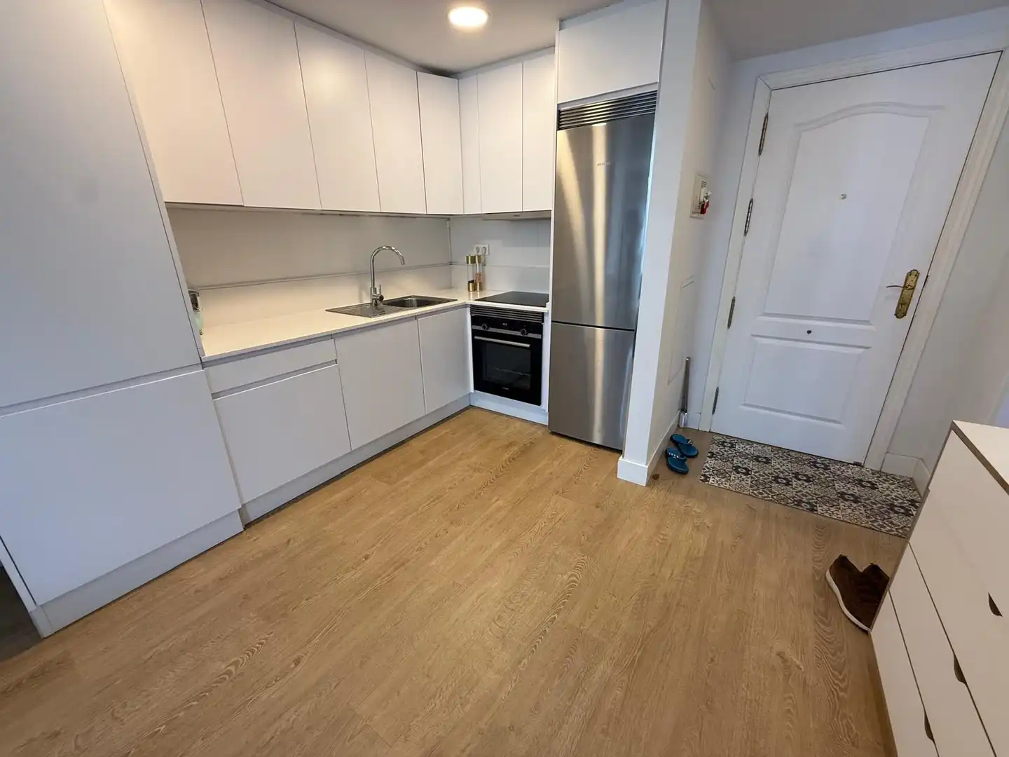 Cocina de Apartamento en venta en Marbella con Aire acondicionado, Terraza y Piscina