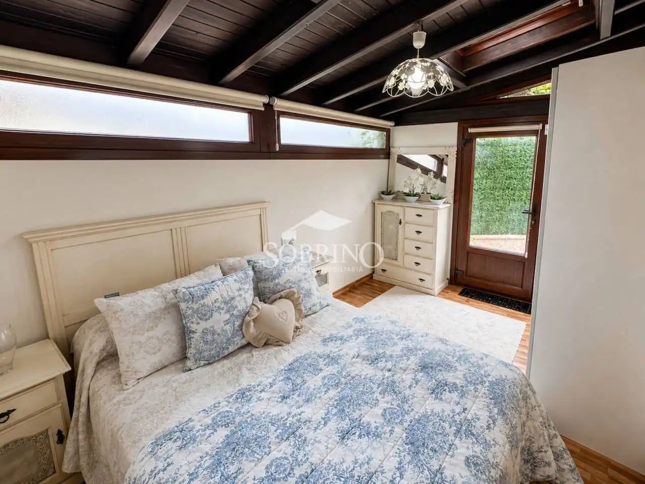 Schlafzimmer von Wohnung zum Verkauf in Llanes mit Parkett und Terrasse