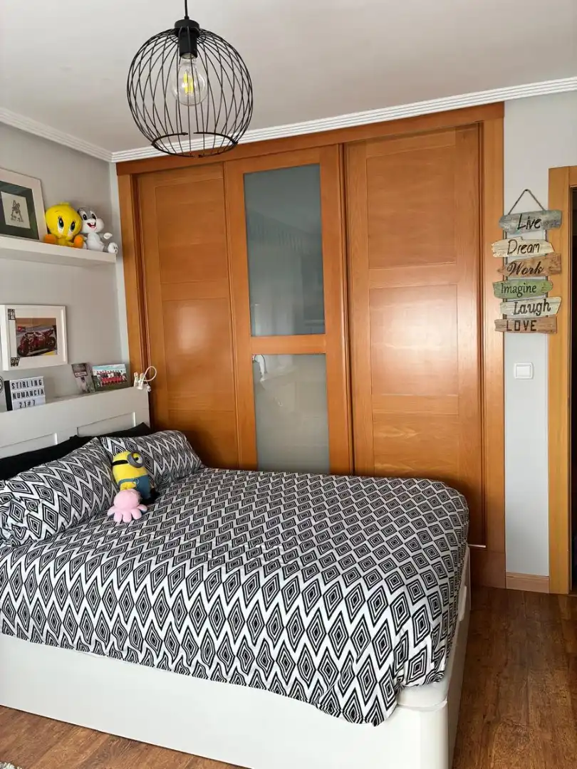 Schlafzimmer von Einfamilien-Reihenhaus zum Verkauf in Soria Capital  mit Heizung, Privatgarten und Terrasse