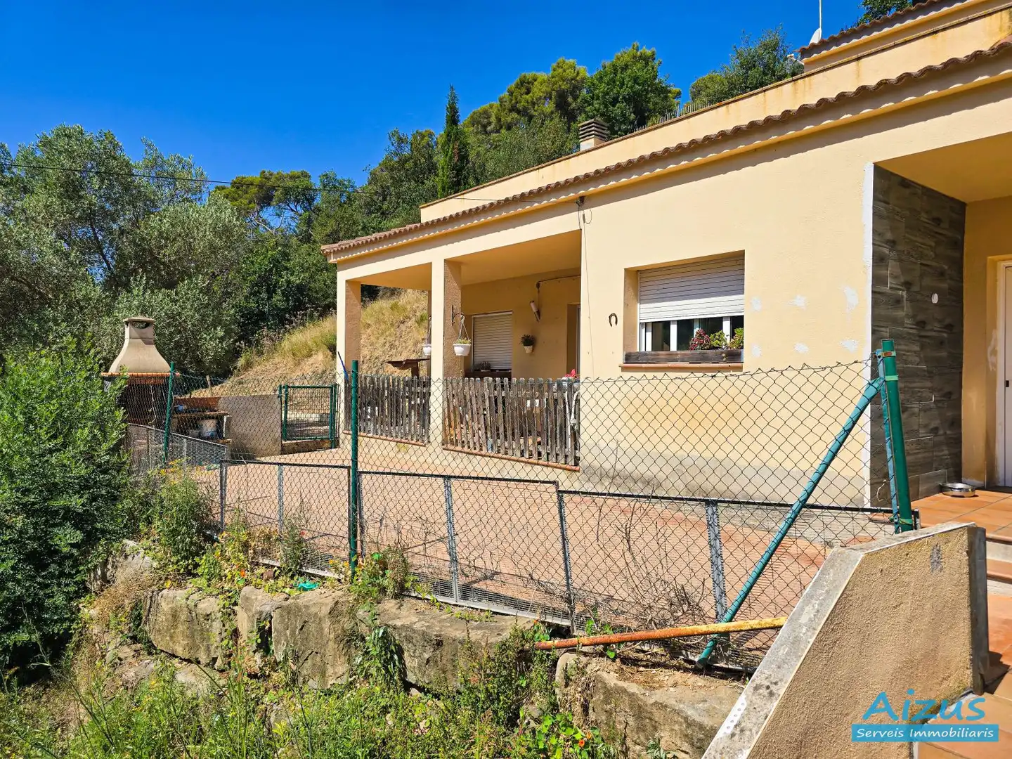 Exterior view of Houses for sale in Santa Susanna  with Air Conditioner, Terrace and Oven