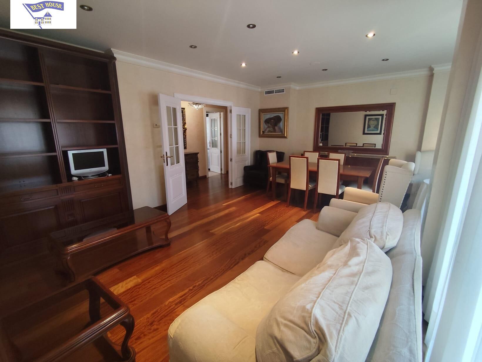 Living room of Flat to rent in  Albacete Capital  with Heating, Terrace and Storage room