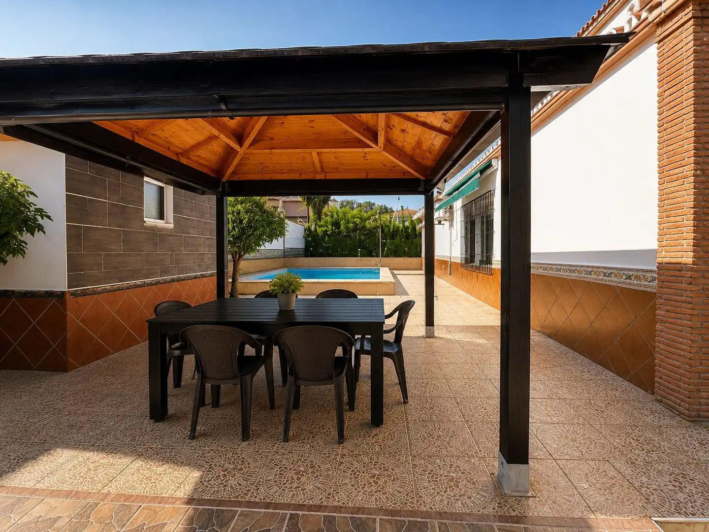 Terraza de Casa o chalet en venta en Alhaurín de la Torre con Aire acondicionado, Jardín privado y Terraza
