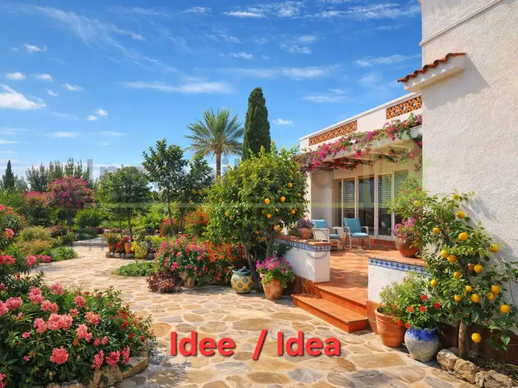 Jardí de Casa o xalet en venda en Vinaròs amb Jardí privat, Terrassa i Piscina
