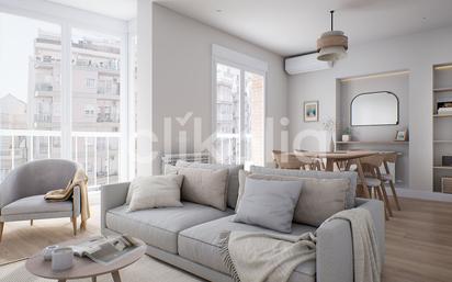 Living room of Flat for sale in  Barcelona Capital  with Air Conditioner and Terrace