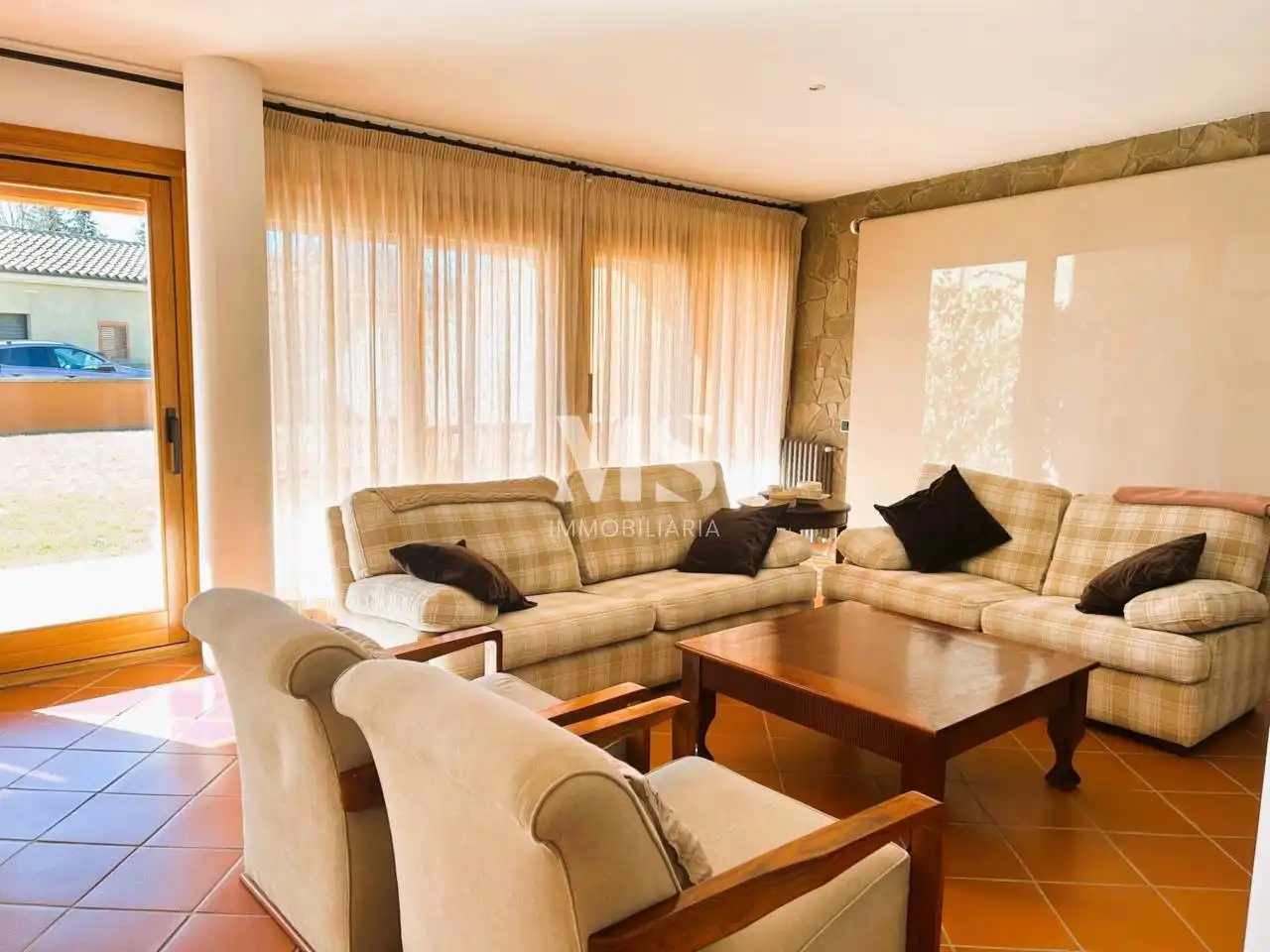 Living room of Houses for sale in Sora  with Heating, Private garden and Terrace
