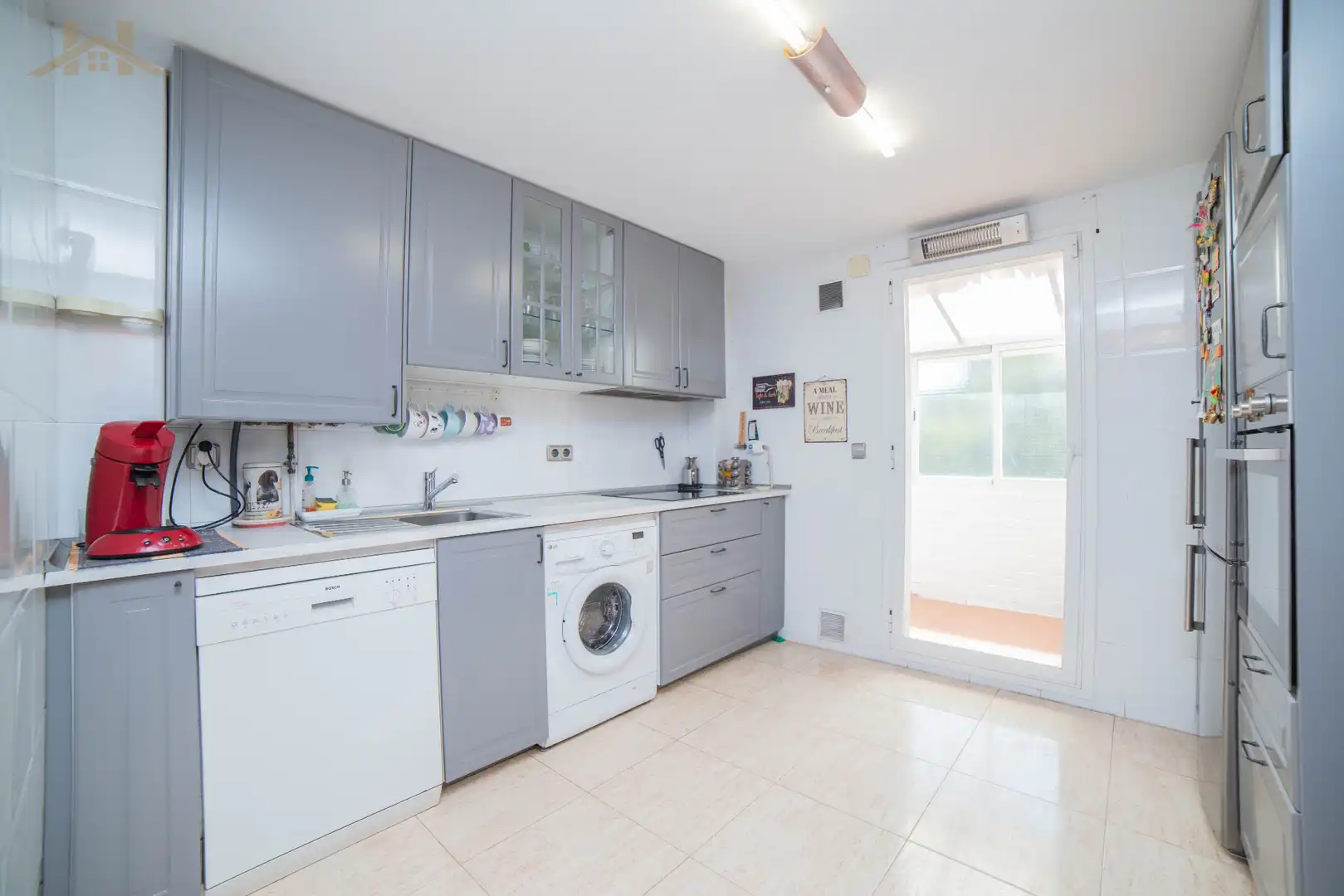 Cocina de Casa adosada en venta en Cubas de la Sagra con Calefacción, Jardín privado y Piscina