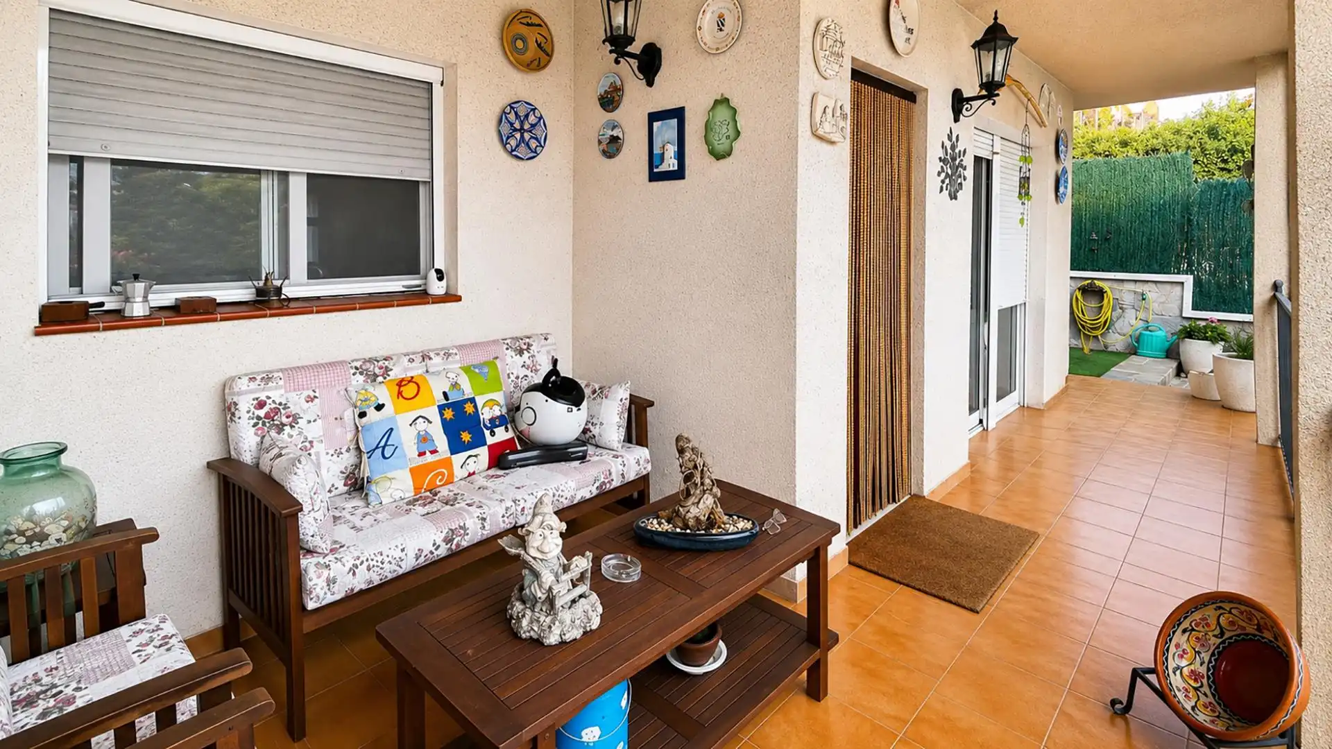 Terrassa de Casa o xalet en venda en Vacarisses amb Calefacció, Jardí privat i Terrassa