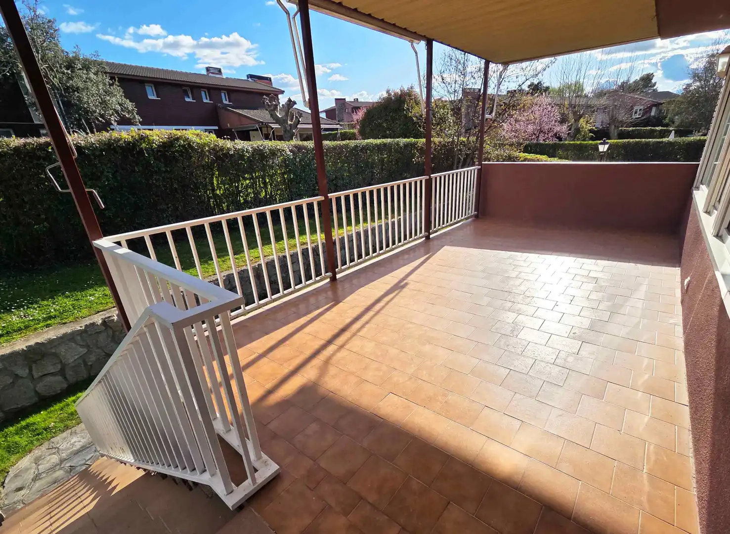 Terraza de Casa adosada de alquiler en La Moraleja con Calefacción, Jardín privado y Terraza