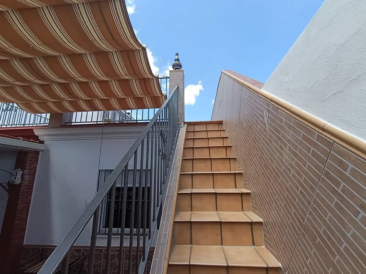 Terraza de Casa o chalet en venta en Castilblanco de los Arroyos con Aire acondicionado