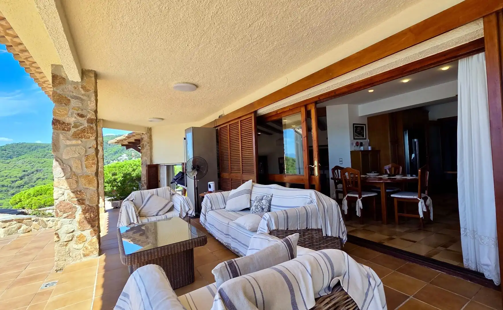 Terrassa de Casa o xalet en venda en Lloret de Mar amb Aire condicionat, Calefacció i Jardí privat