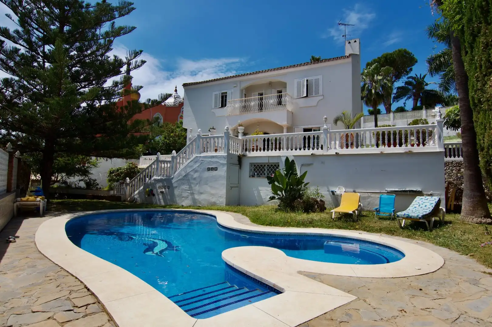 Jardí de Casa o xalet en venda en Benalmádena amb Calefacció, Jardí privat i Terrassa