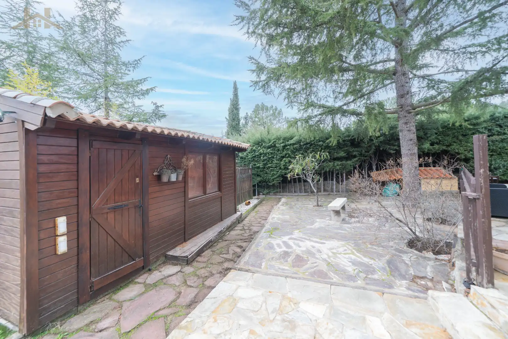 Jardí de Casa o xalet en venda en Alpedrete amb Jardí privat, Terrassa i Traster
