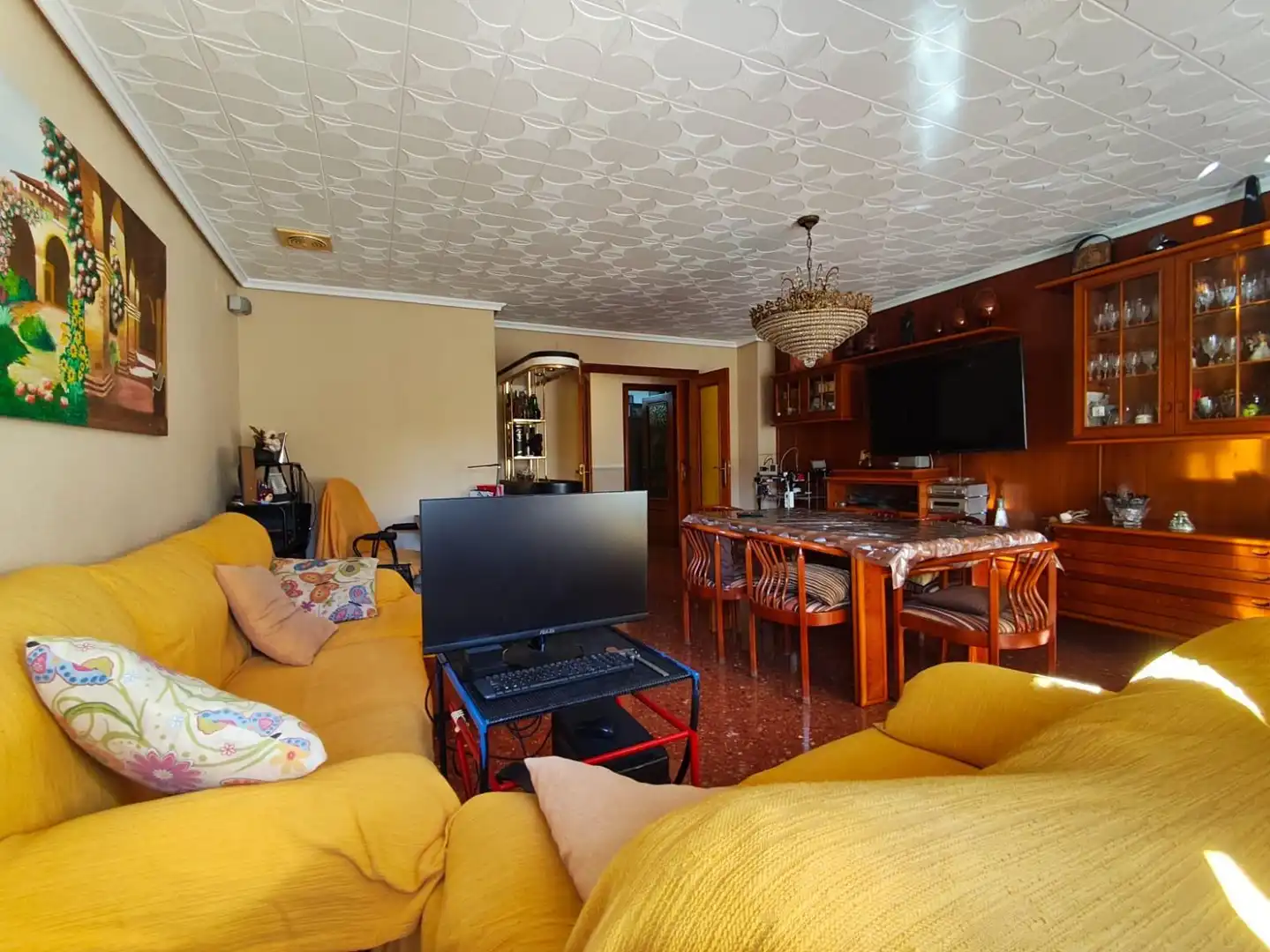 Sala d'estar de Pis en venda en Paiporta amb Aire condicionat, Terrassa i Balcó