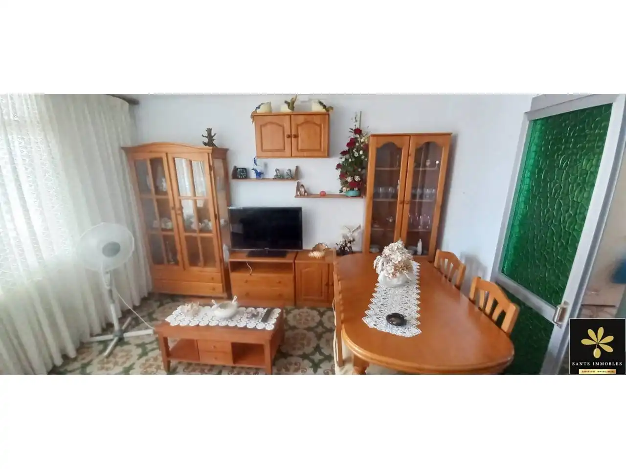 Sala de estar de Piso en venta en Terrassa con Balcón