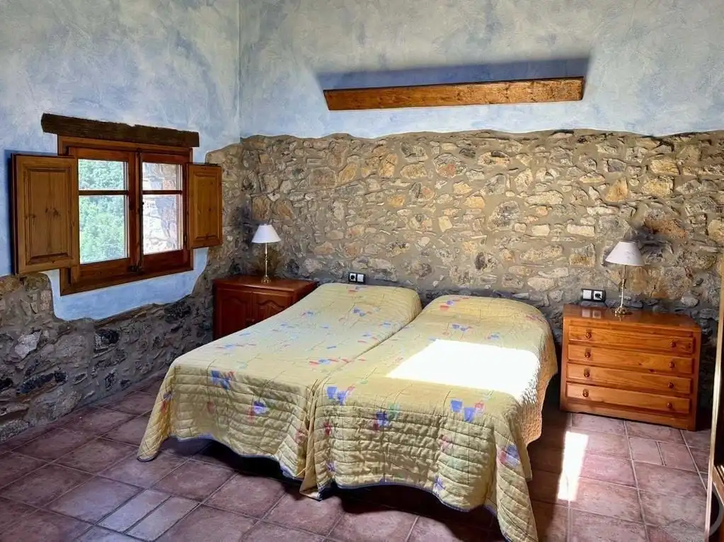 Bedroom of Houses for sale in La Vall de Bianya  with Heating, Terrace and Storage room