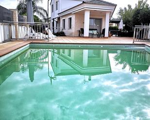 Swimming pool of House or chalet for sale in  Murcia Capital  with Air Conditioner, Heating and Private garden