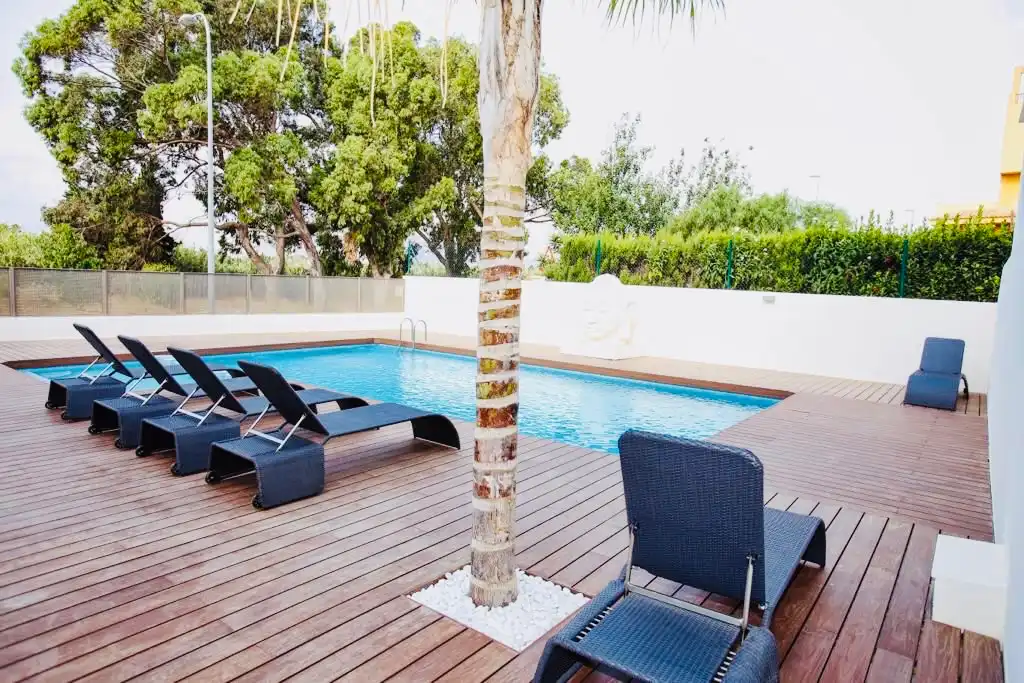 Swimming pool of Duplexes for sale in Dénia  with Air Conditioner, Heating and Private garden