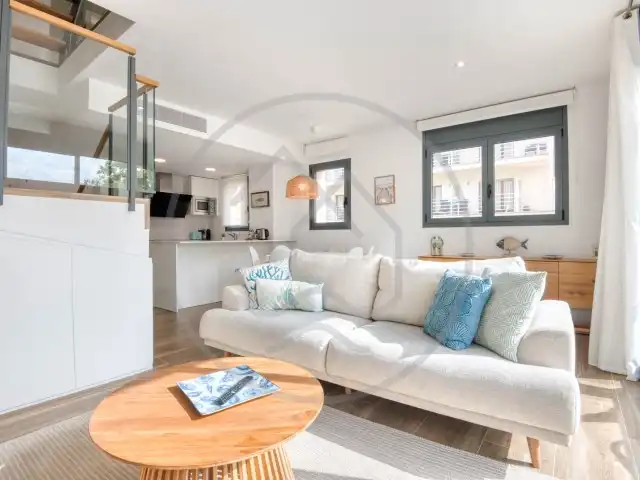 Living room of Flat for sale in Castell d'Aro, Platja d'Aro i s'Agaró  with Air Conditioner, Heating and Terrace
