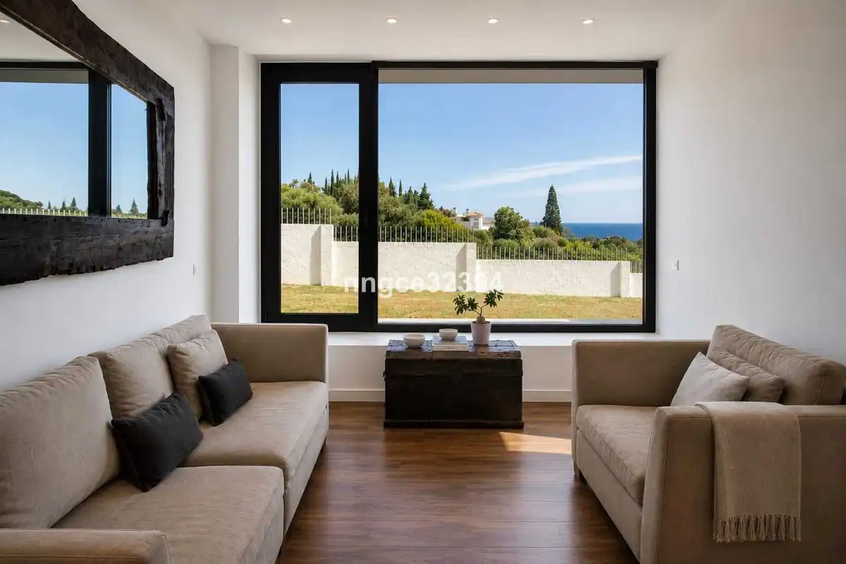 Living room of Houses for sale in Estepona  with Air Conditioner, Private garden and Terrace