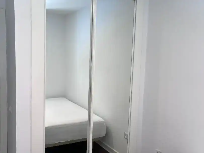 Schlafzimmer von Wohnung zur Miete in Mérida mit Klimaanlage, Parkett und Schwimmbad