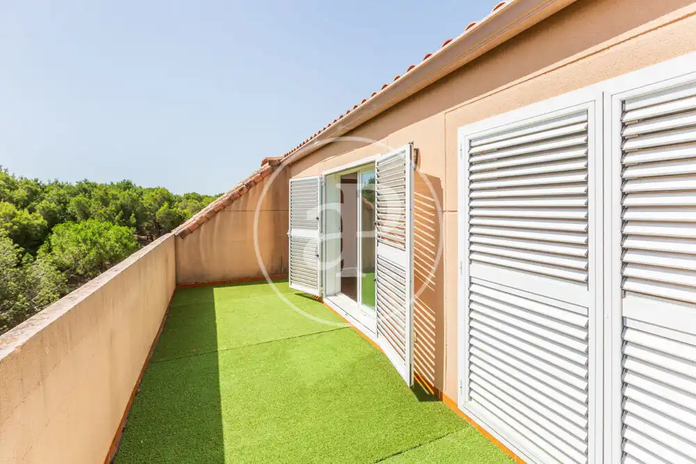 Terraza de Ático en venta en Bétera con Aire acondicionado, Calefacción y Jardín privado