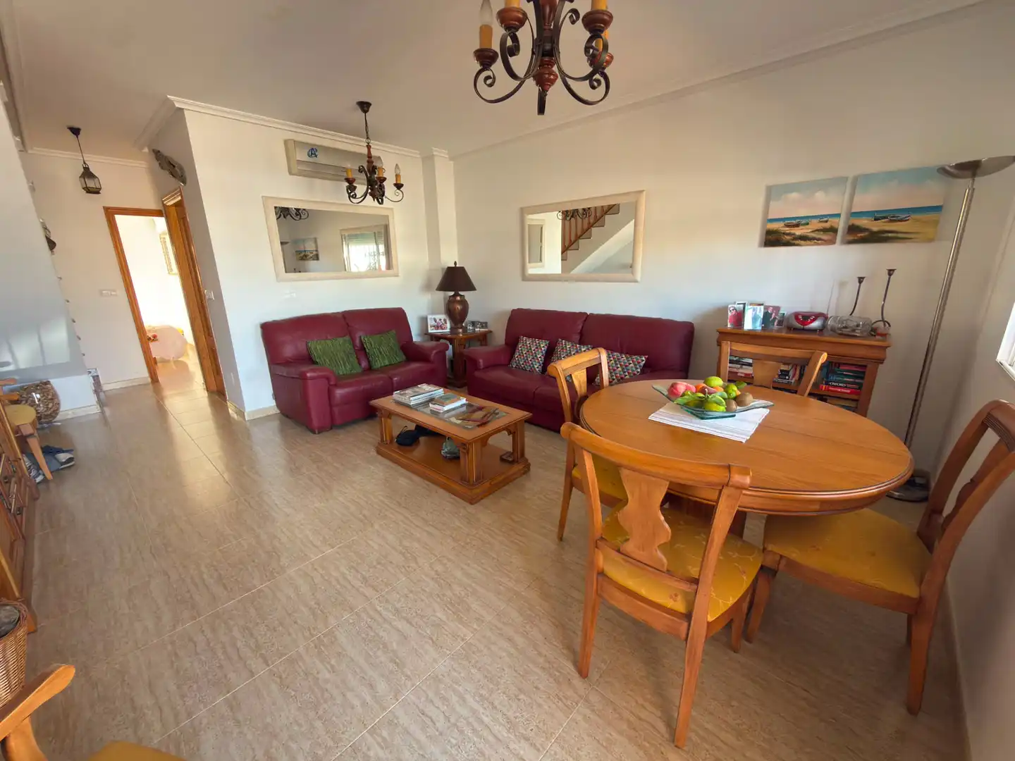 Sala de estar de Casa o chalet en venta en Daya Nueva con Aire acondicionado, Terraza y Amueblado