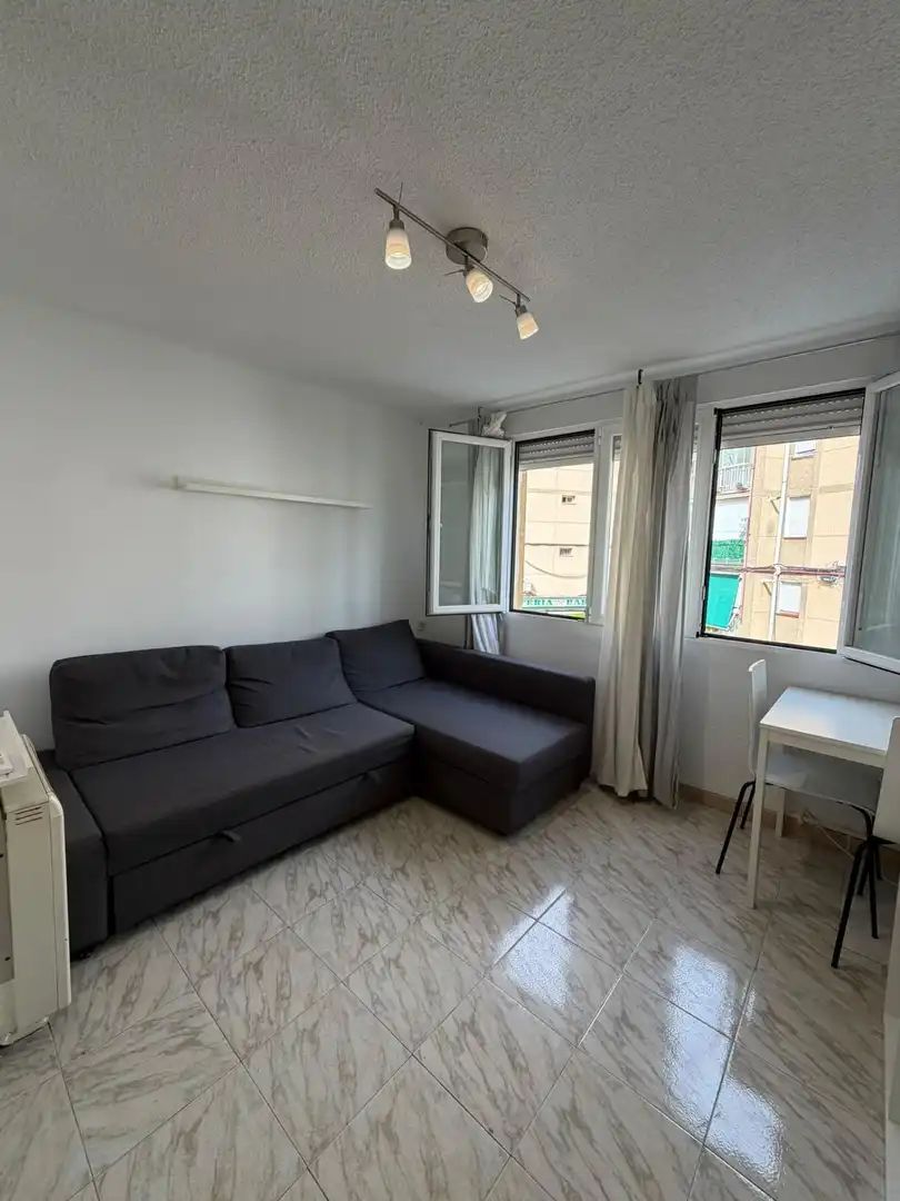Sala de estar de Piso de alquiler en Madrid con Aire acondicionado, Calefacción y Amueblado