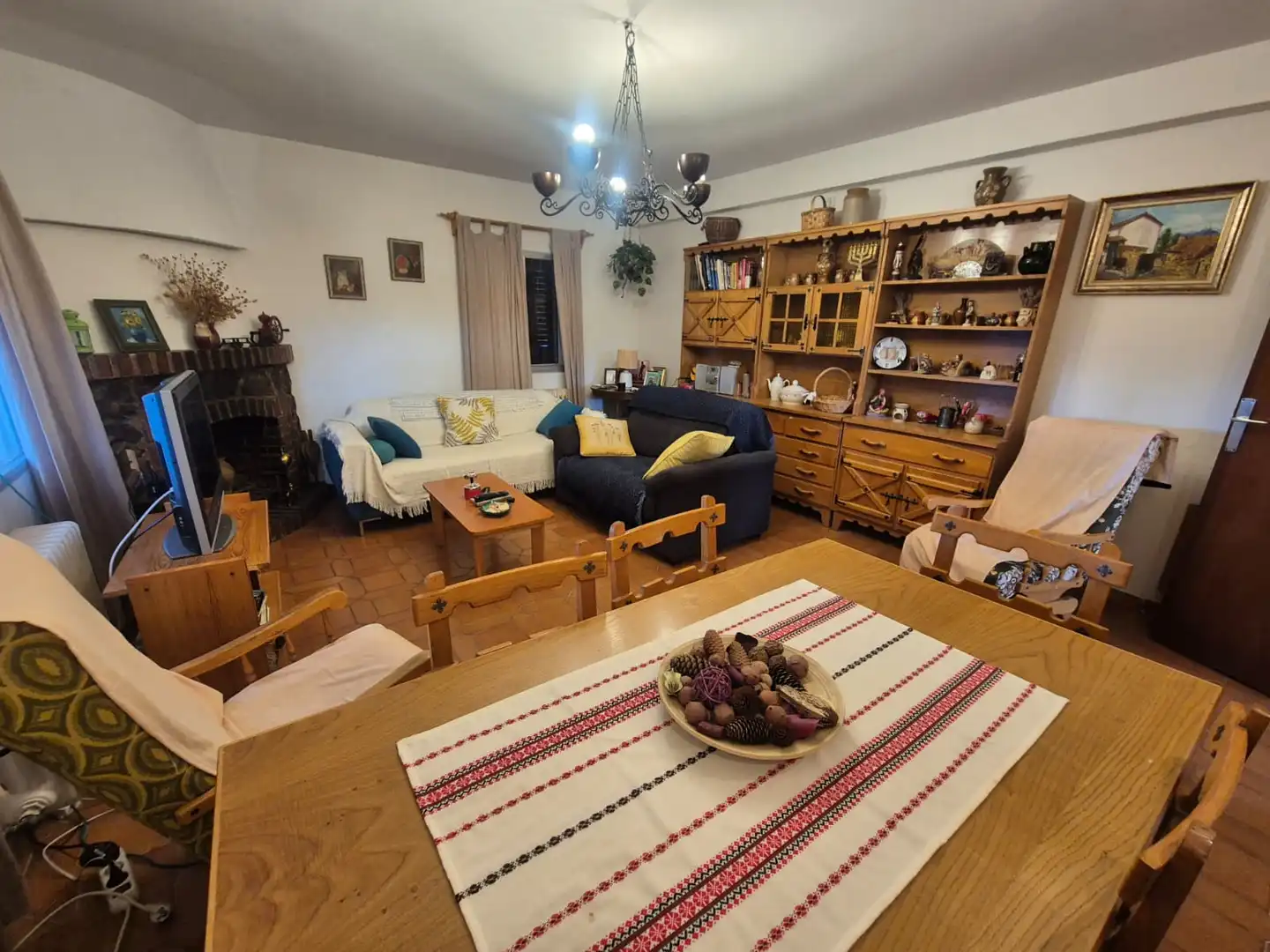 Sala de estar de Casa o chalet en venta en Berzosa del Lozoya con Jardín privado y Terraza