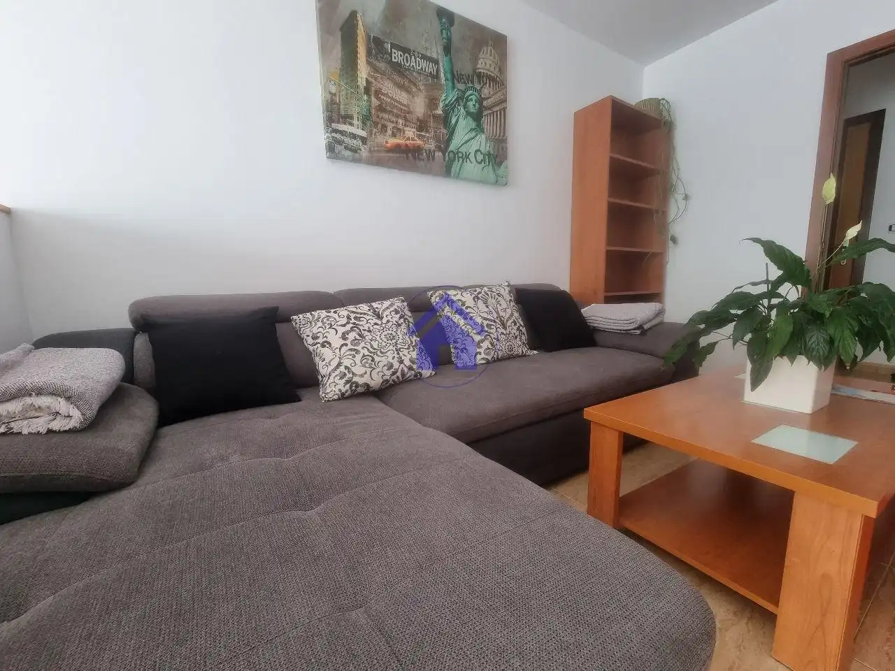 Sala de estar de Ático de alquiler en Pontevedra Capital  con Calefacción, Amueblado y Balcón