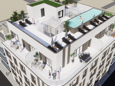 Ático con piscina en venta en Anamar - El Acequión - penthouse