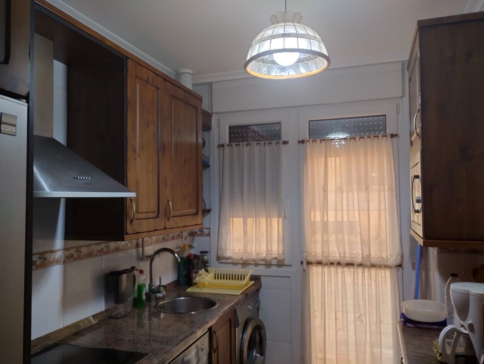 Kitchen of Flat for sale in Hazas de Cesto  with Heating, Furnished and Oven