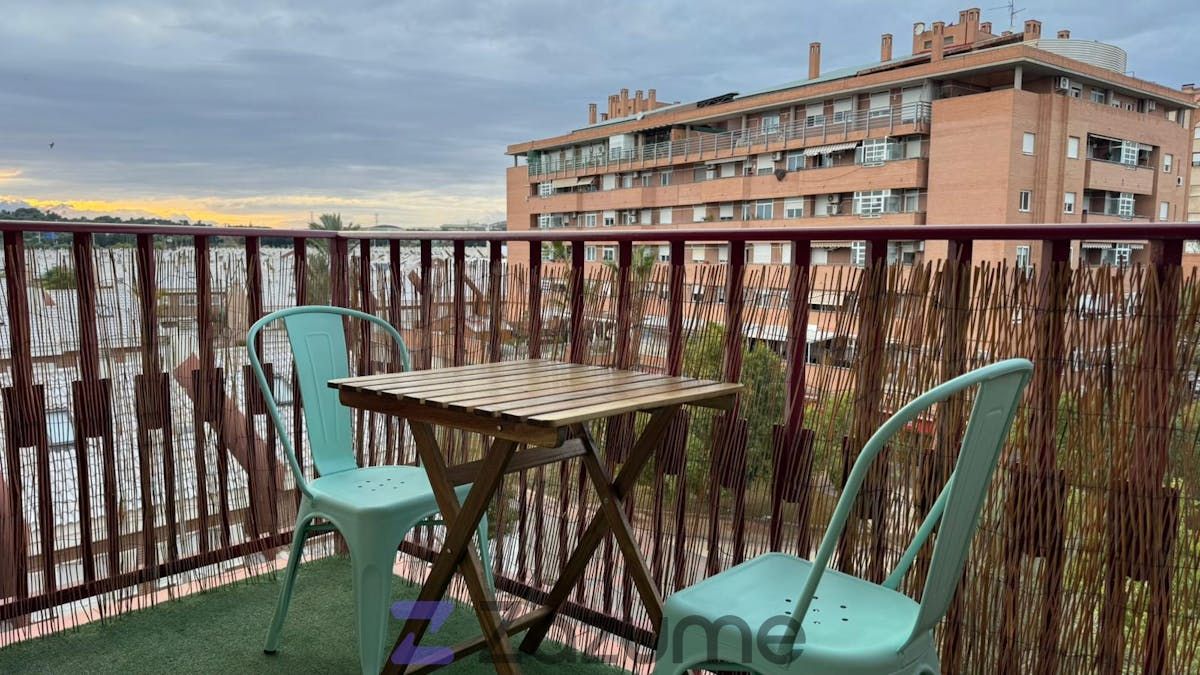 Balcony of Flat to rent in  Murcia Capital  with Air Conditioner, Heating and Parquet flooring