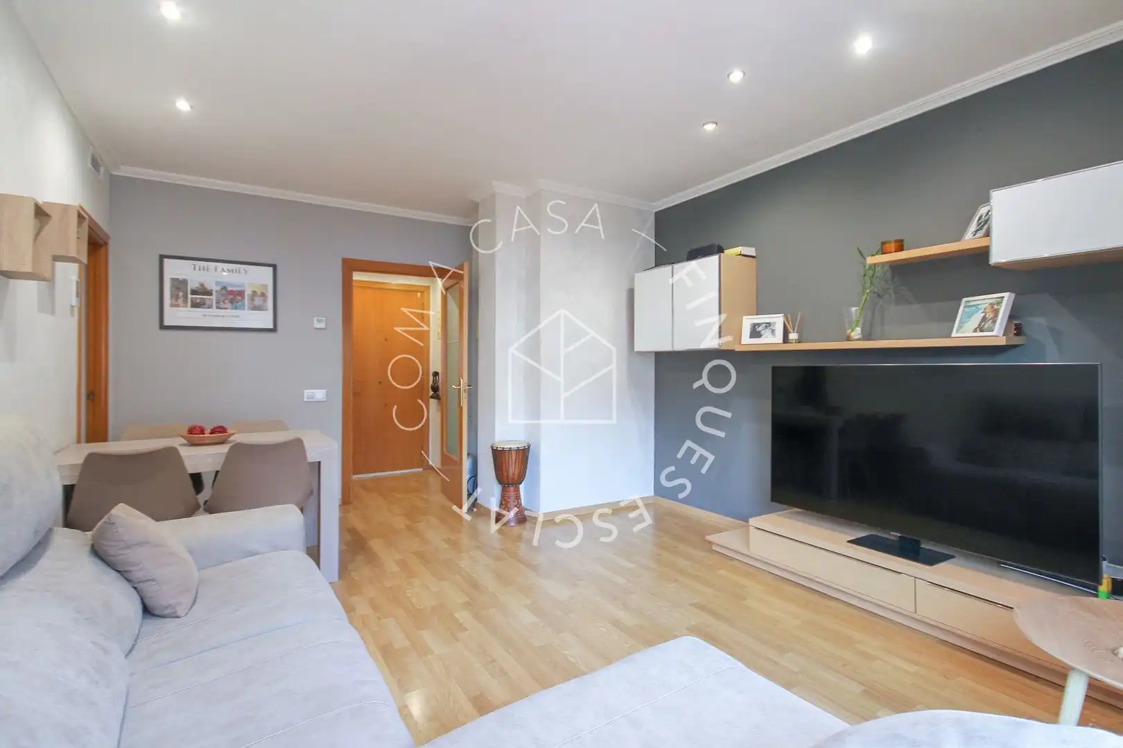 Wohnzimmer von Wohnung zum Verkauf in Gelida