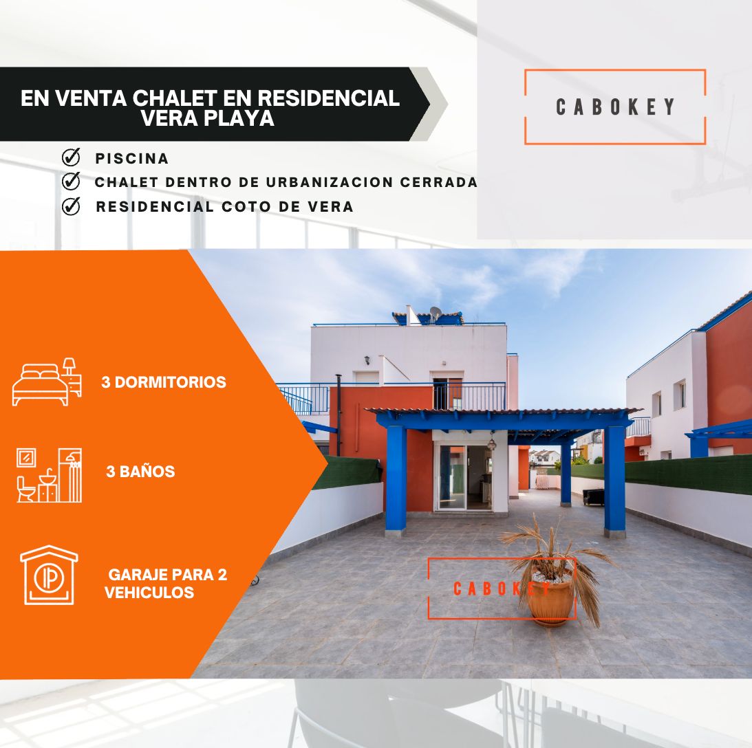 Exterior view of House or chalet for sale in Vera  with Air Conditioner, Heating and Private garden