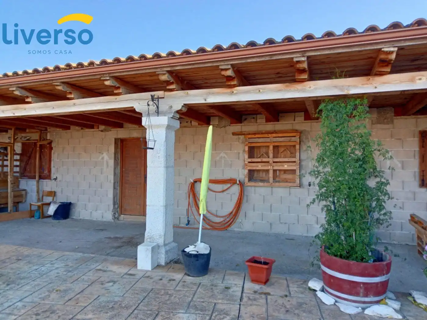 Vista exterior de Casa o chalet en venta en Mambrilla de Castrejón con Calefacción, Jardín privado y Trastero