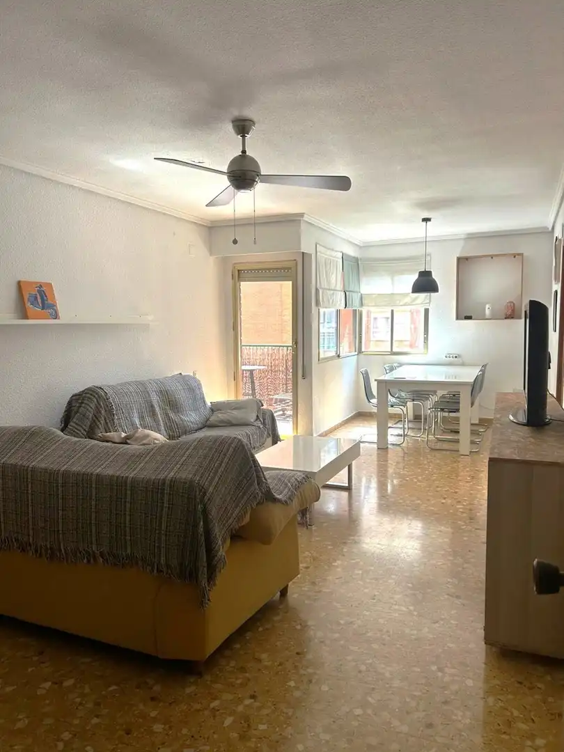Sala de estar de Piso de alquiler en Valencia con Trastero y Amueblado