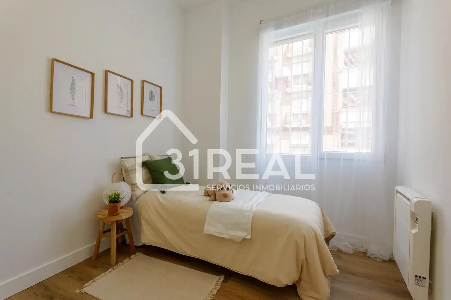 Bedroom of Flat for sale in Madrid  with Heating and Furnished