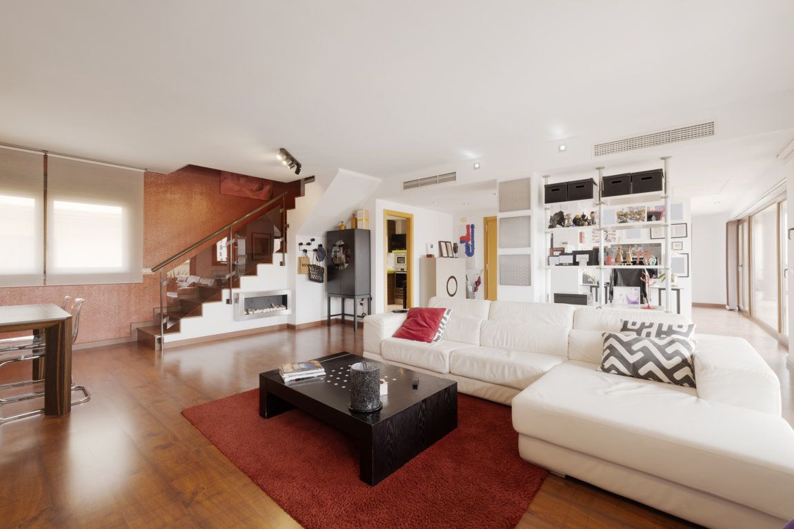 Sala d'estar de Àtic en venda en Málaga Capital amb Aire condicionat, Calefacció i Terrassa