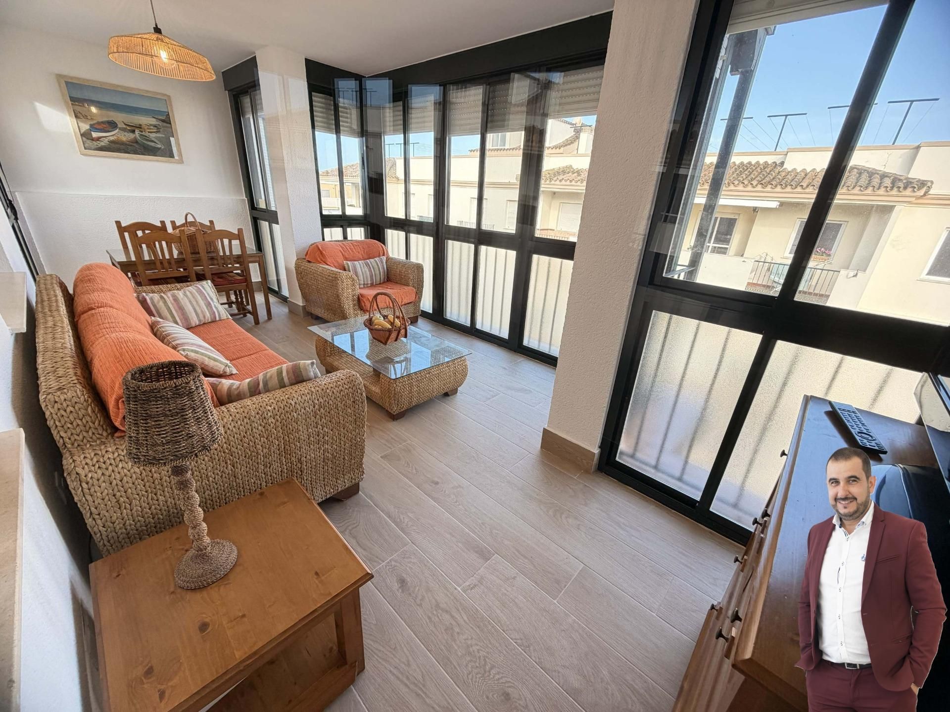 Balcony of Attic for sale in Chipiona  with Air Conditioner, Terrace and Storage room