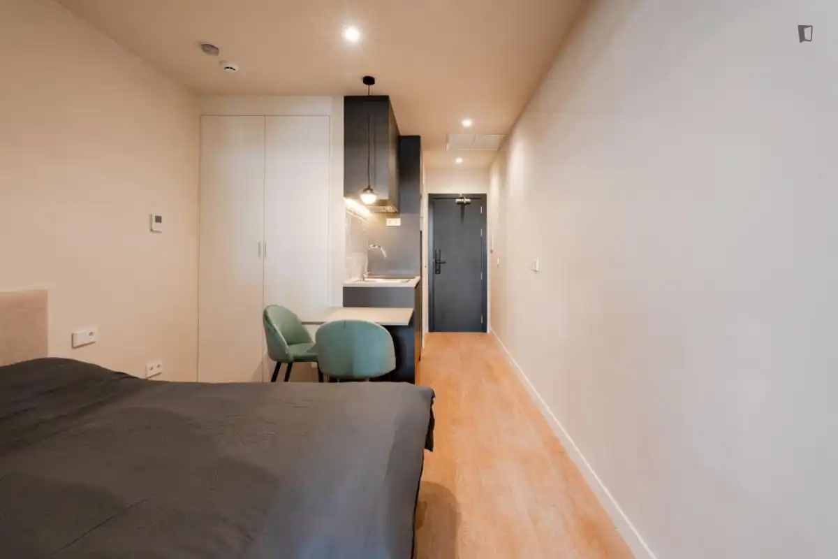 Bedroom of Study for rent in Getafe  with Air Conditioner, Heating and Furnished