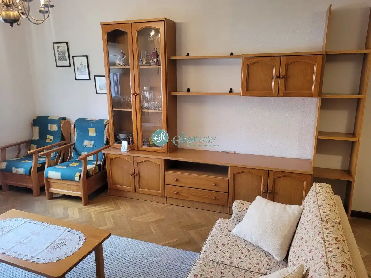 Living room of Apartments for sale in Segovia  with Heating, Parquet flooring and Terrace