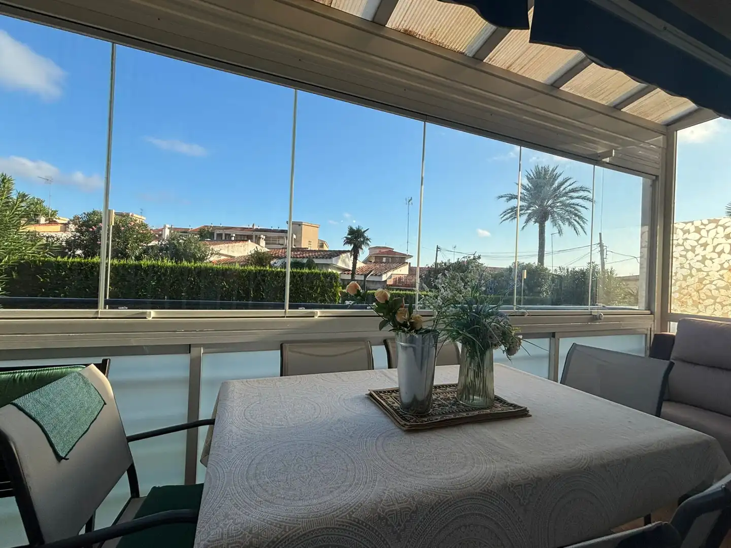 Terrace of Flat for rent in Cambrils  with Air Conditioner, Furnished and Oven