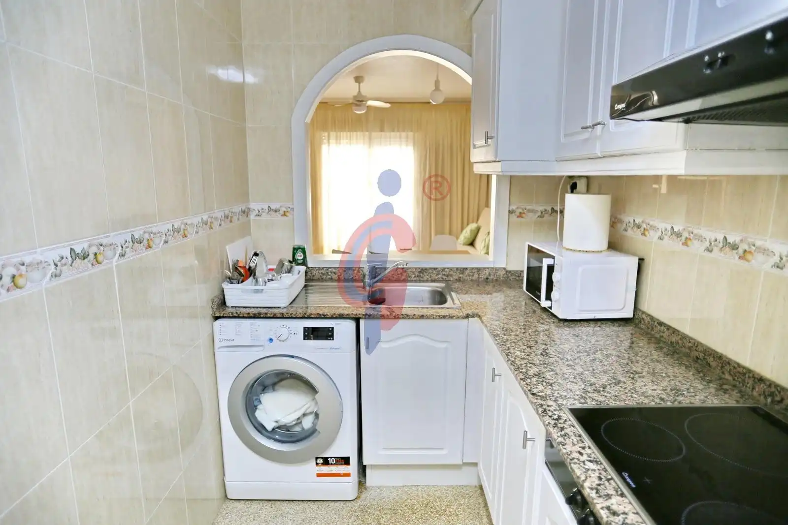 Cocina de Piso de alquiler en Guardamar del Segura con Aire acondicionado, Terraza y Amueblado