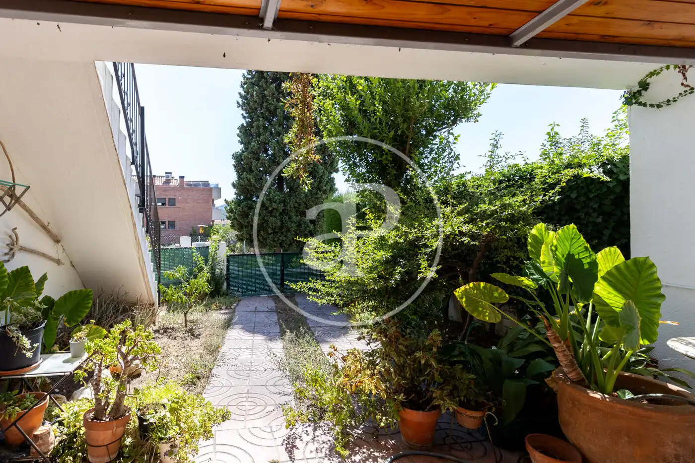 Terrassa de Casa adosada en venda en Cerdanyola del Vallès amb Aire condicionat, Calefacció i Jardí privat